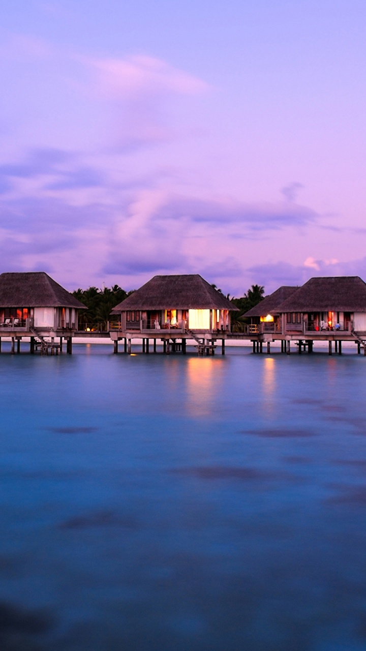 Обои природа, путешествие, Мальдивы, море, вода в разрешении 720x1280