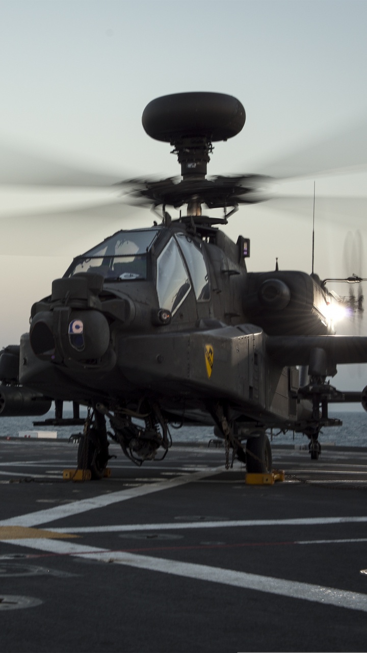 Обои вертолет, agustawestland apache, ударный вертолет, самолеты, военный вертолет в разрешении 720x1280
