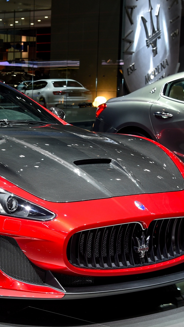 Обои Мазерати, maserati granturismo, спорткар, авто, суперкар в разрешении 720x1280