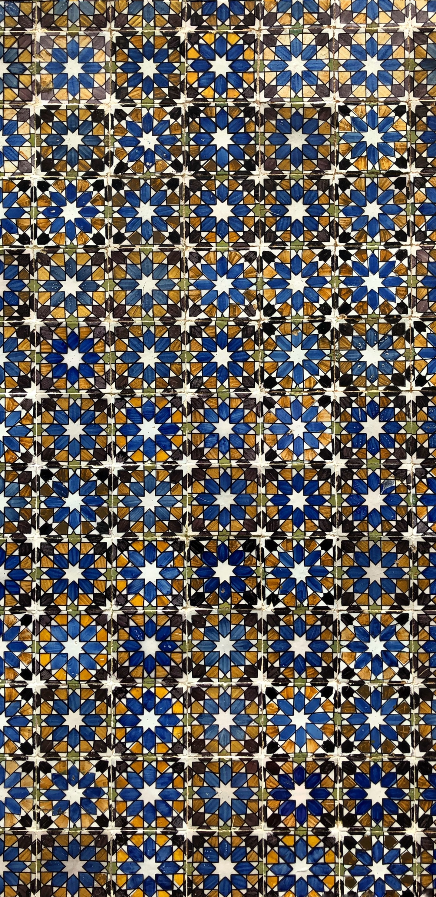 Обои узор, ткань, 18 века, архитектура, Национальный Дворец Келуш в разрешении 1440x2960