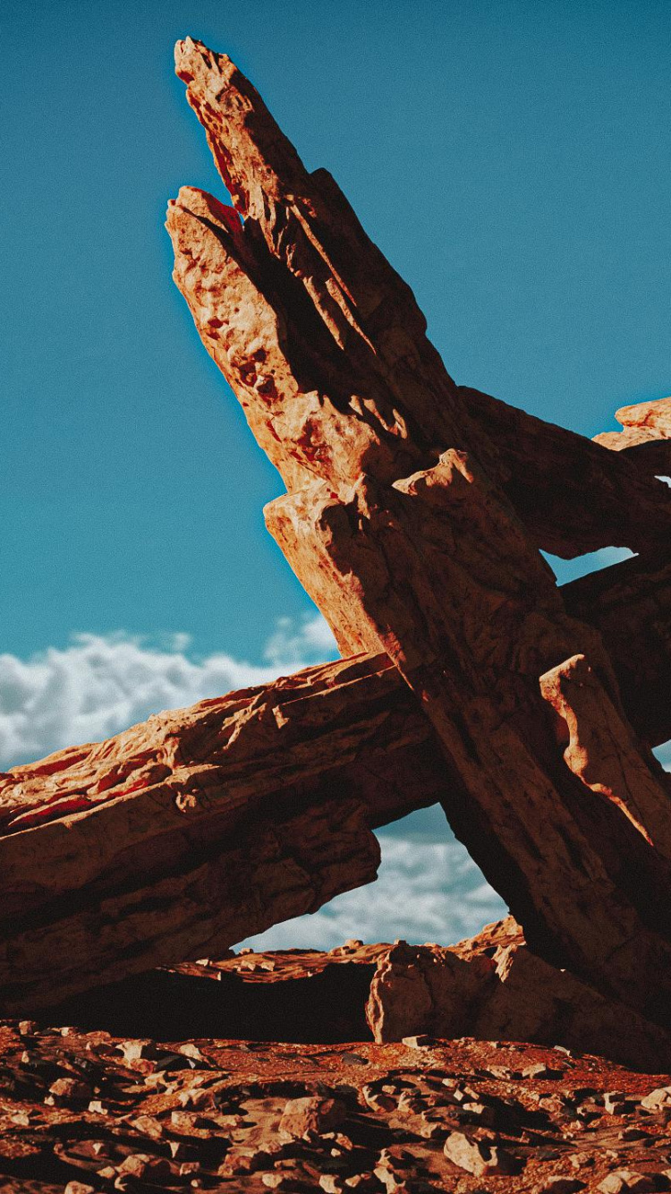 Обои Программы Zbrush, облако, Люди в природе, природный ландшафт, древесина в разрешении 750x1334