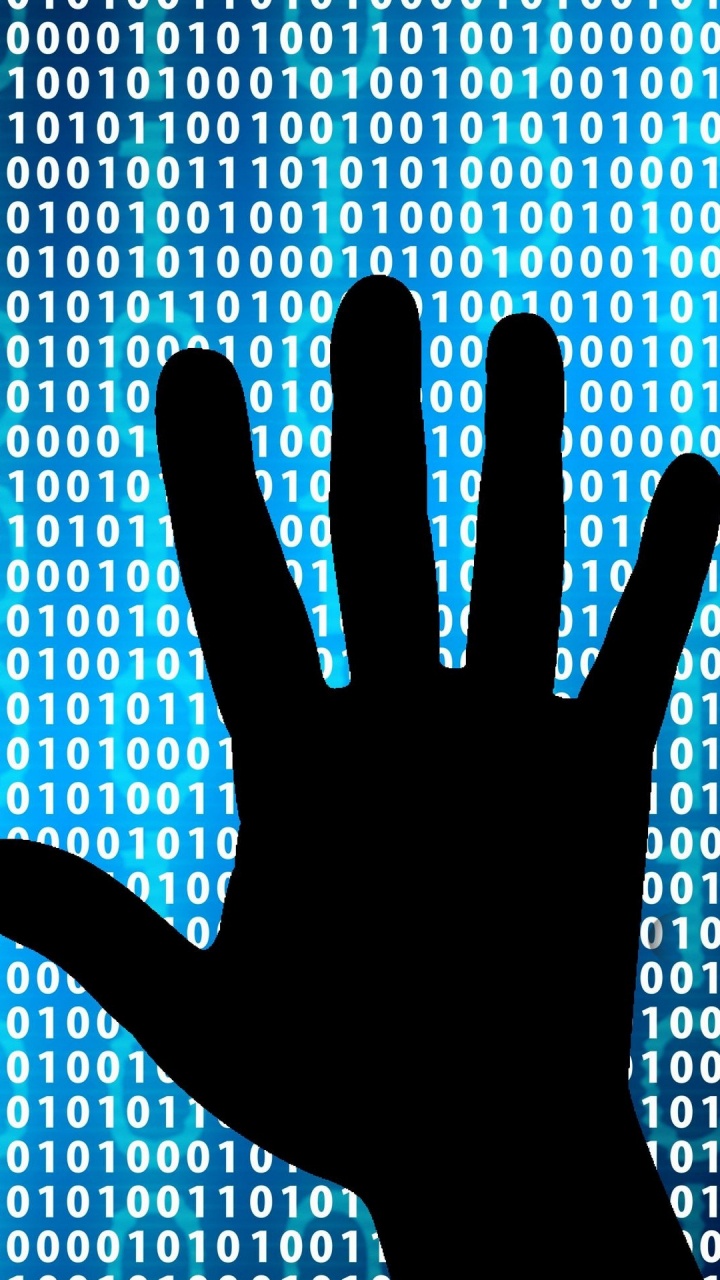 Обои графический дизайн, синий, лазурный, палец, жест в разрешении 720x1280