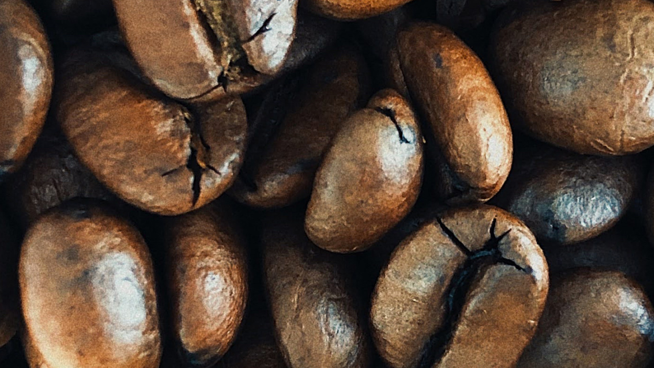 Обои кофе, ямайский кофе Блю Маунтин, ios, яблоко, iOS 14 в разрешении 1280x720