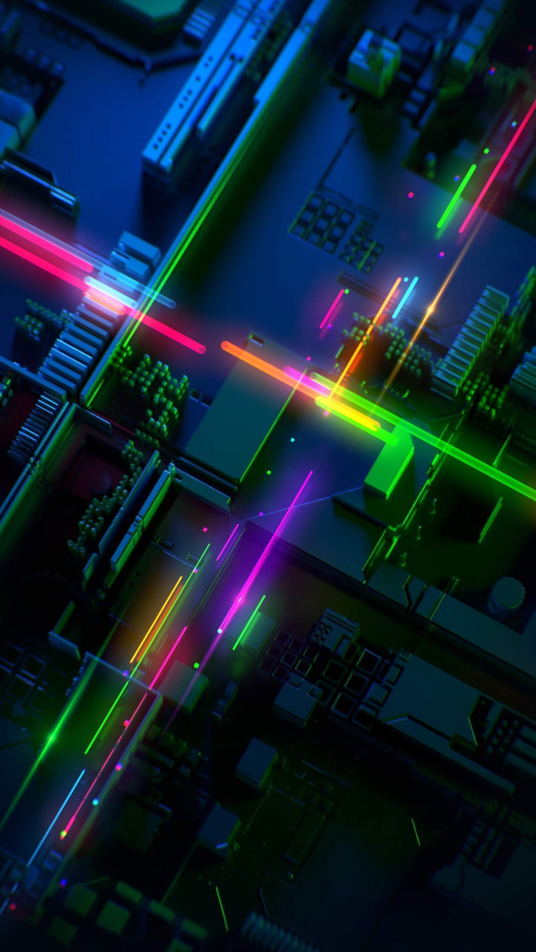 Обои Razer, Razer Phone 2, андроид, Razer Phone, зеленый в разрешении 1080x1920