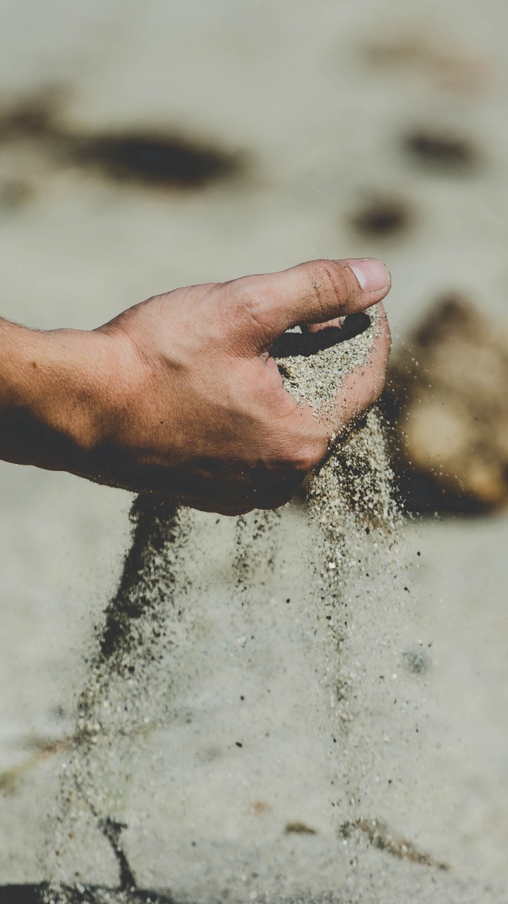 Обои песок, почва, геология, отпуск, рок в разрешении 720x1280