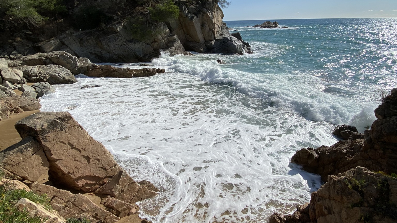 Обои побережье, вода, водоем, берег, природный ландшафт в разрешении 1280x720