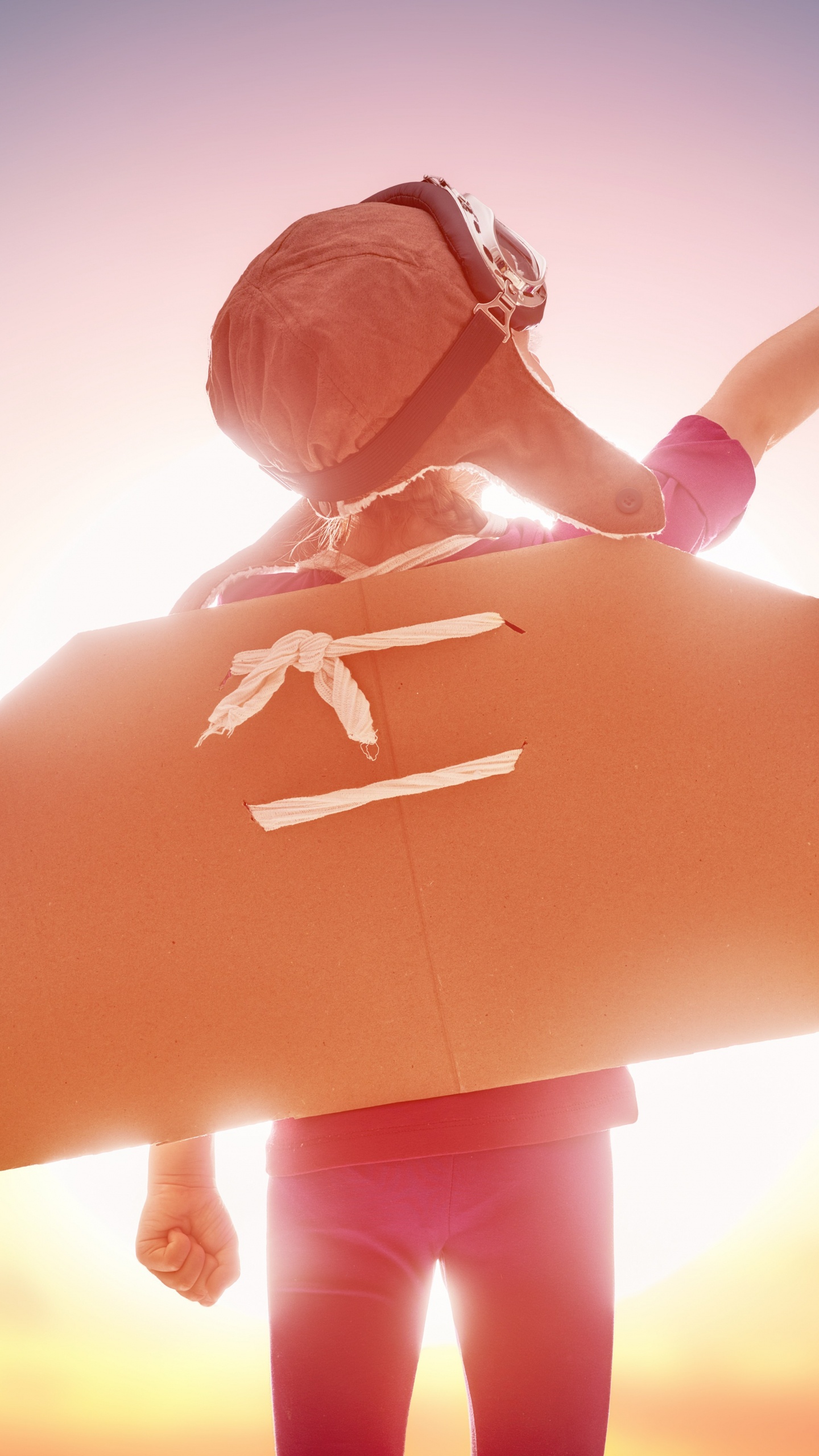 Обои свет, розовый, солнечный свет, иллюстрация, палец в разрешении 1440x2560