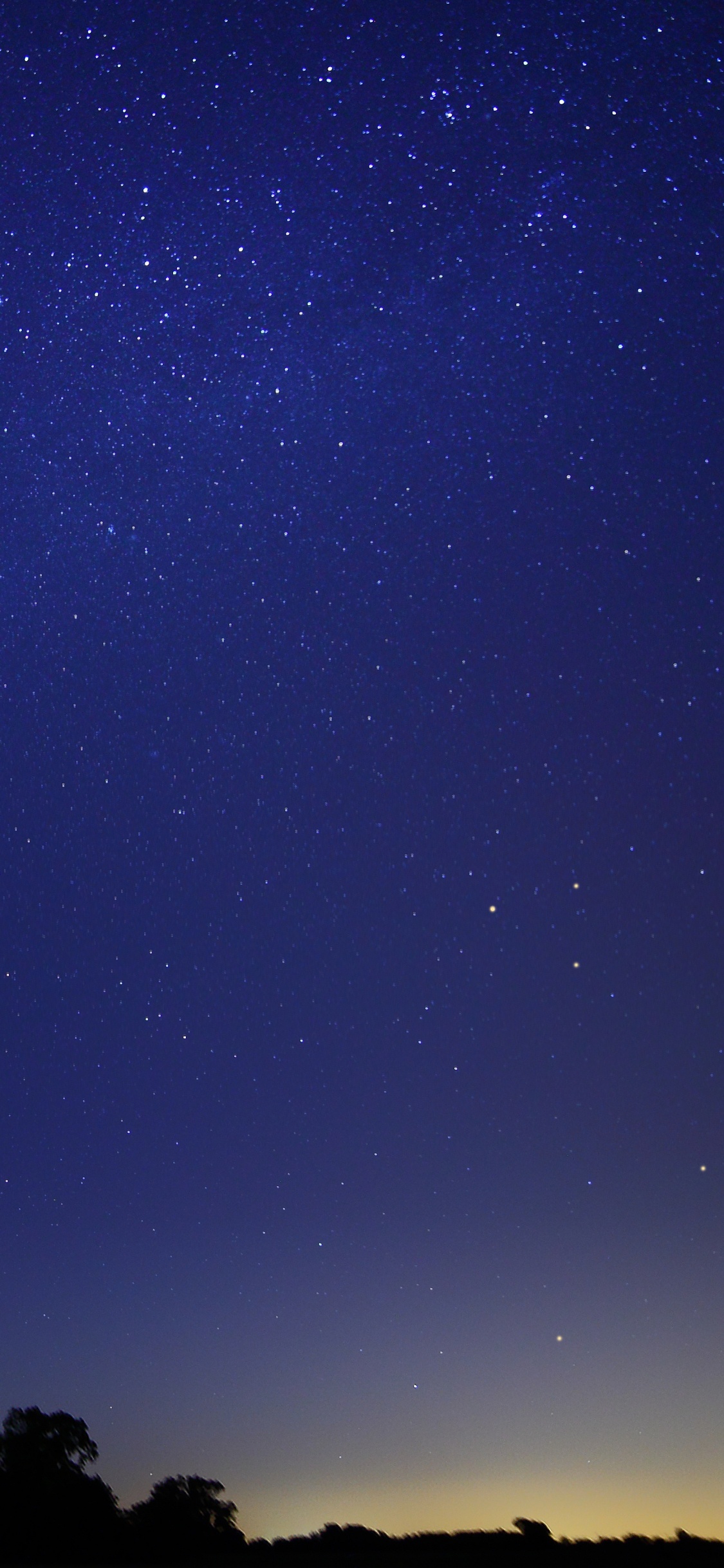 Обои ночное небо, звезда, ночь, Астрономия, атмосфера в разрешении 1125x2436