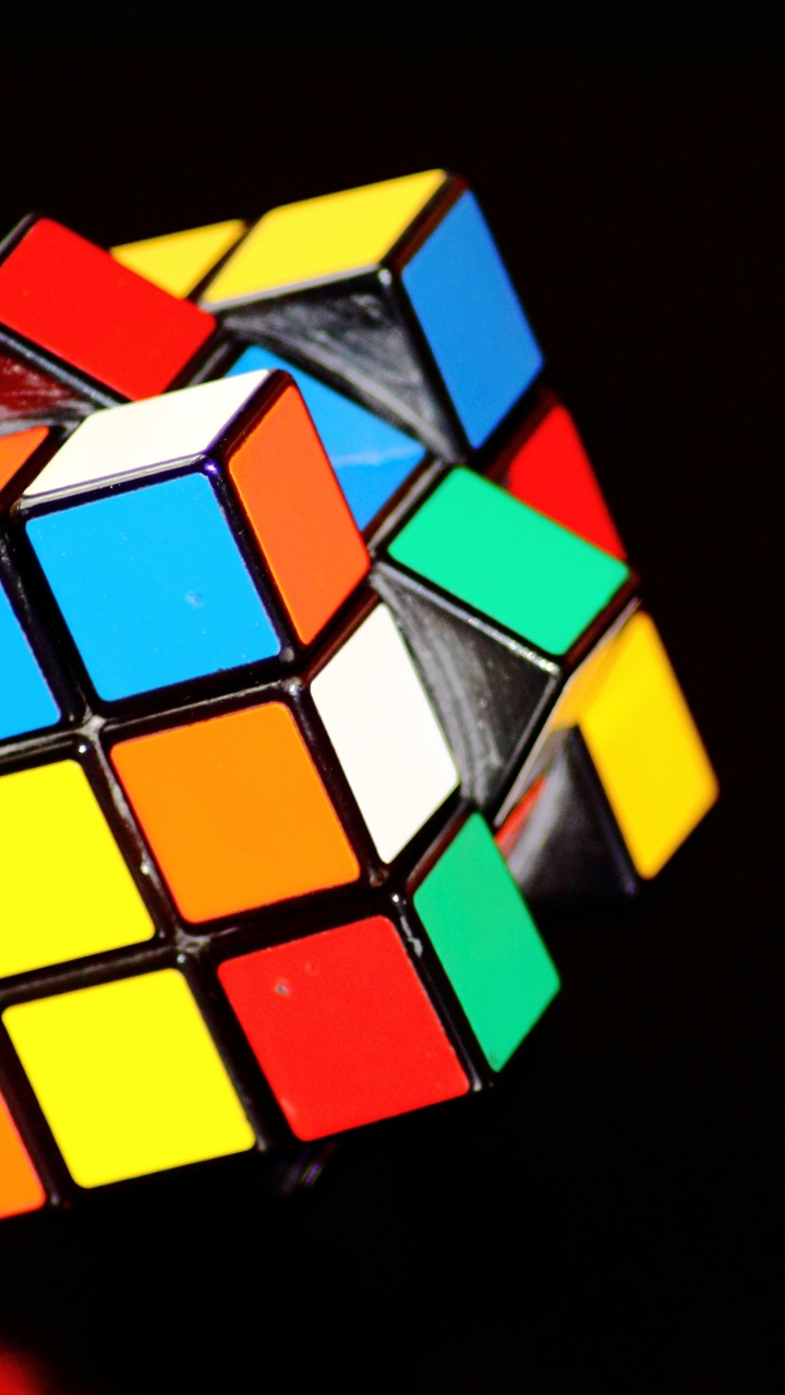 Обои кубик Рубика, куб, недоумение, серое вещество, прямоугольник в разрешении 720x1280
