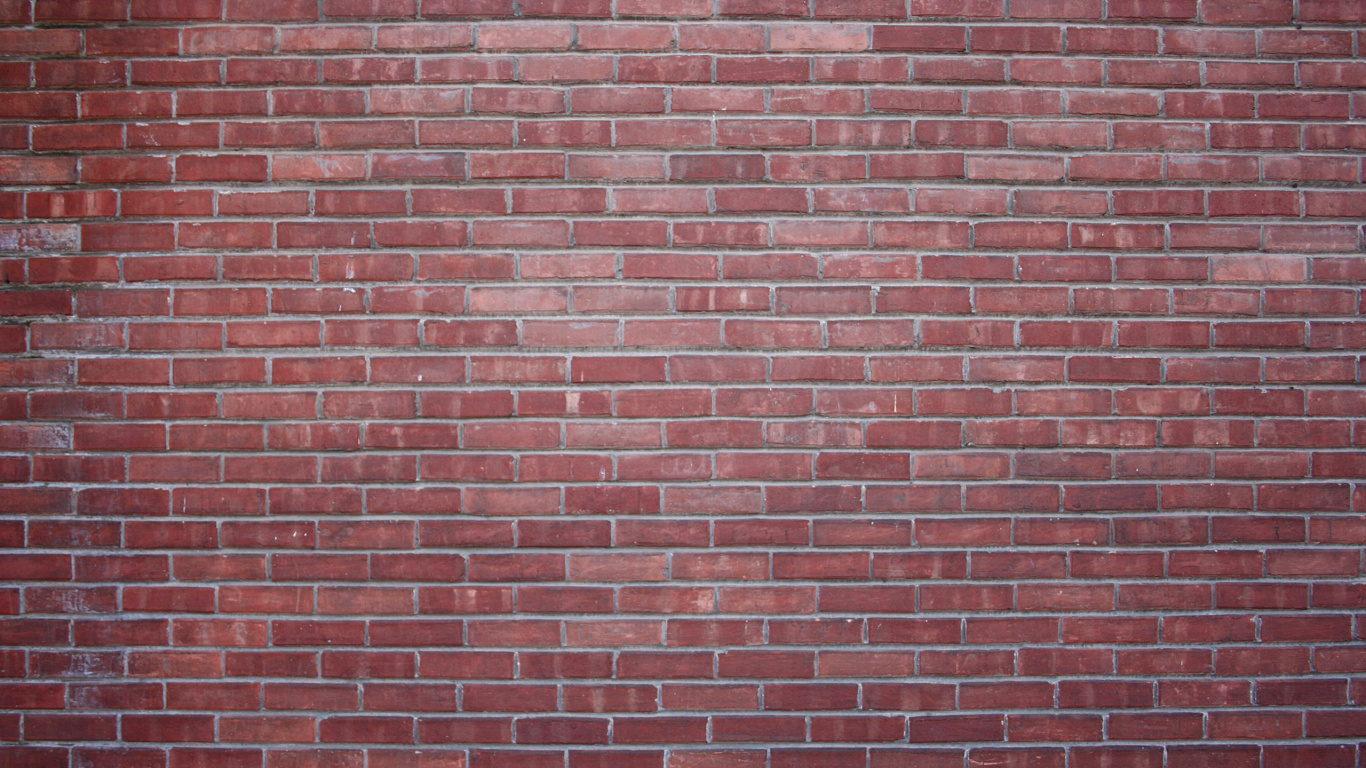 Обои кирпич, стена, текстура, кирпичная кладка, каменщик в разрешении 1366x768