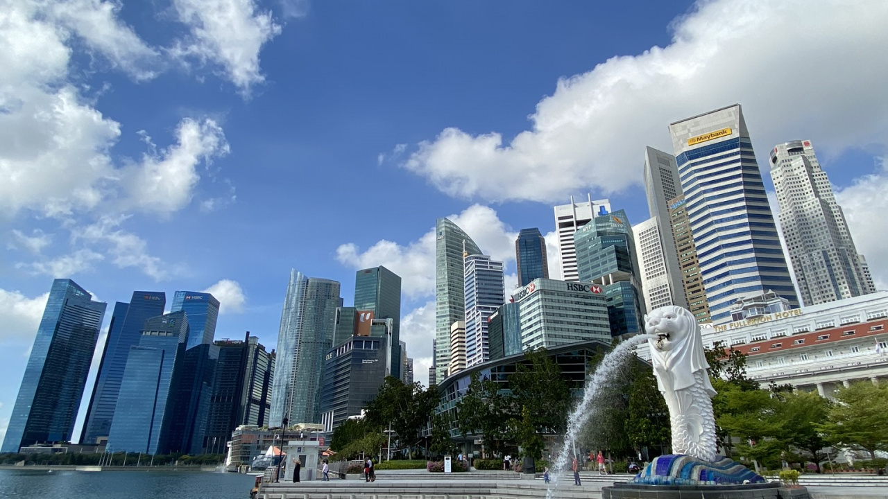 Обои линия горизонта, дневное время, башня, облако, гидроресурсы в разрешении 1280x720