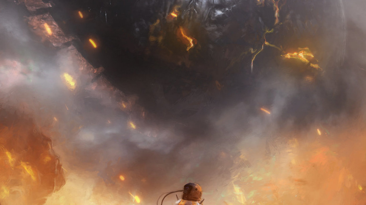 Обои концепт-арт научная фантастика планета, арт, Научная фантастика, цифровое искусство, планета в разрешении 1280x720