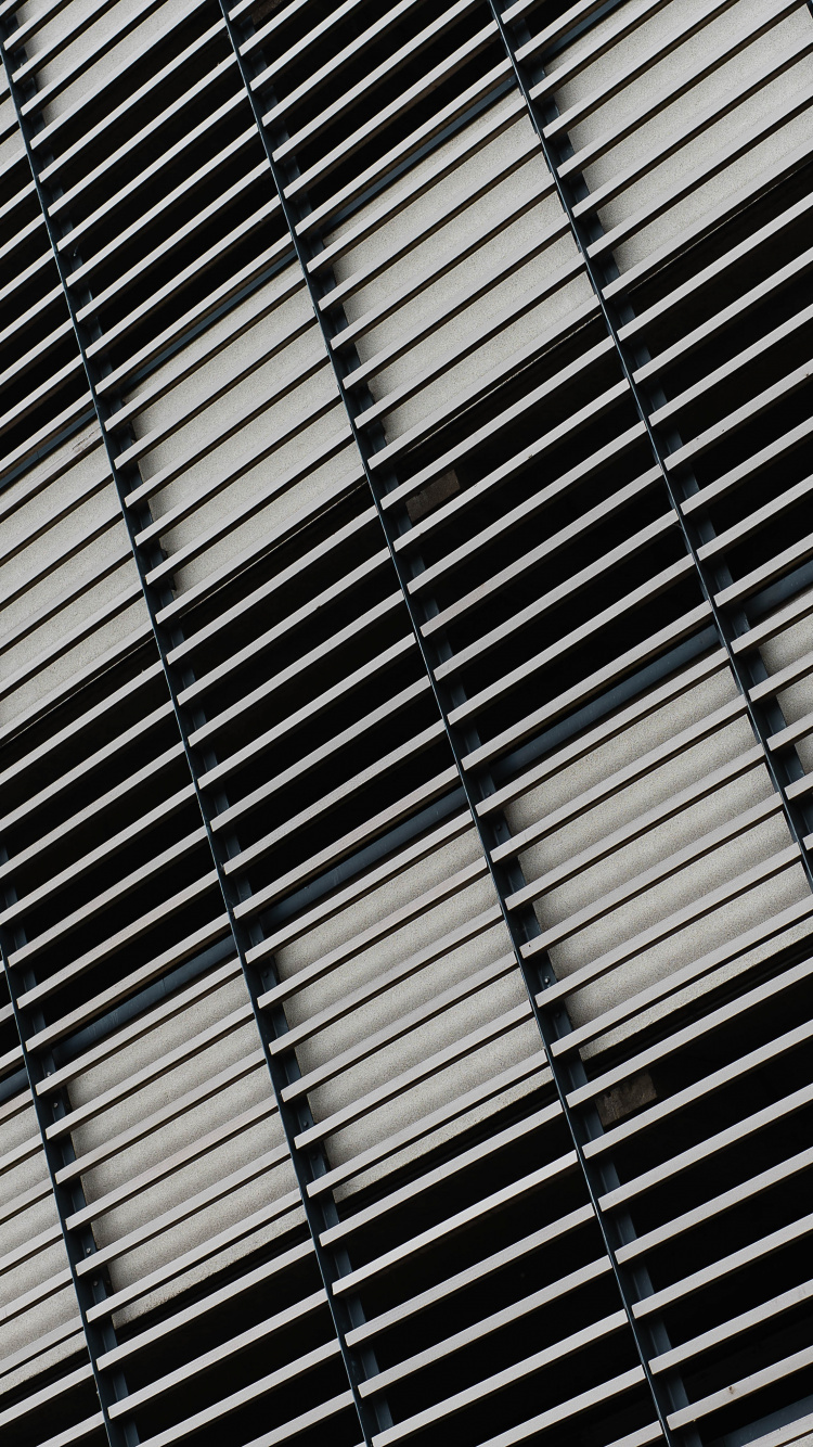 Обои черный и белый, линия, металл, узор, монохромный в разрешении 750x1334