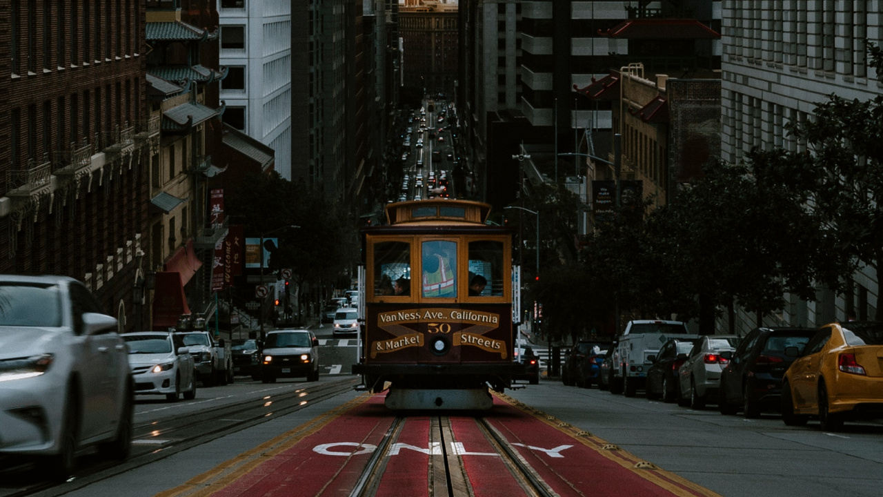 Обои городской район, город, метрополия, деловой район, населенный пункт в разрешении 1280x720