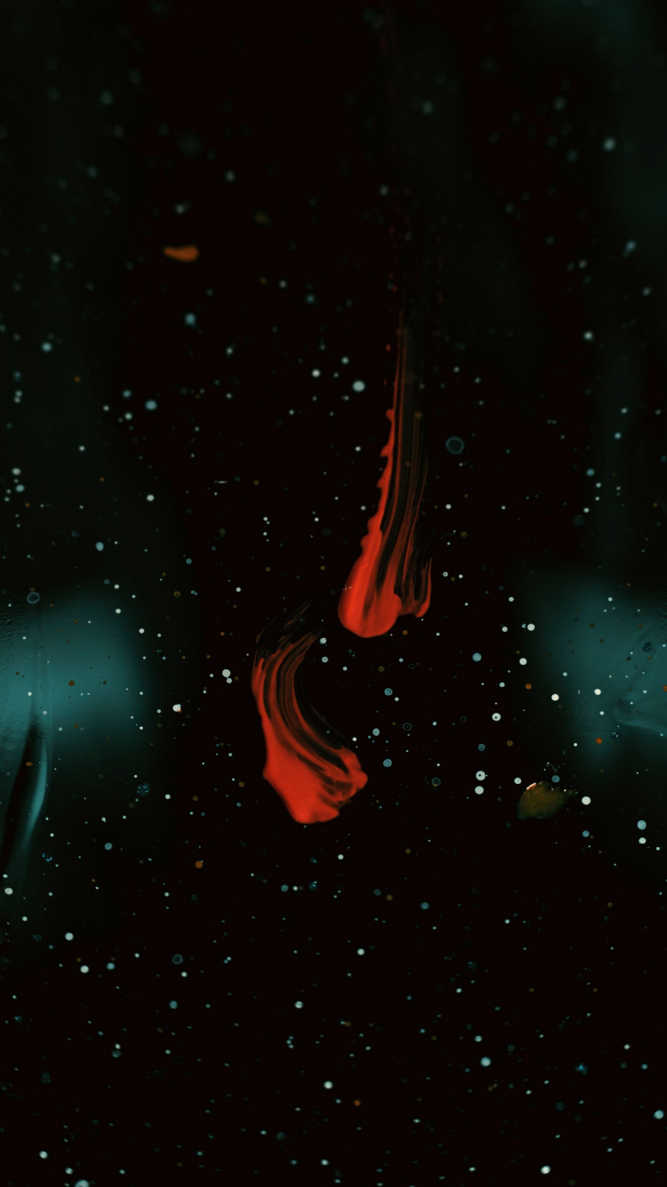 Обои атмосфера, туманность, космос, космическое пространство, темнота в разрешении 750x1334