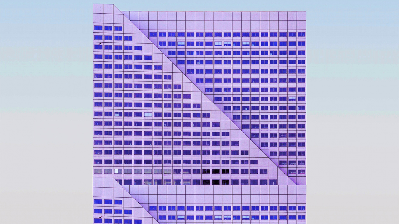 Обои архитектура, просыпайся в небе, пурпур, лазурный, прямоугольник в разрешении 1366x768
