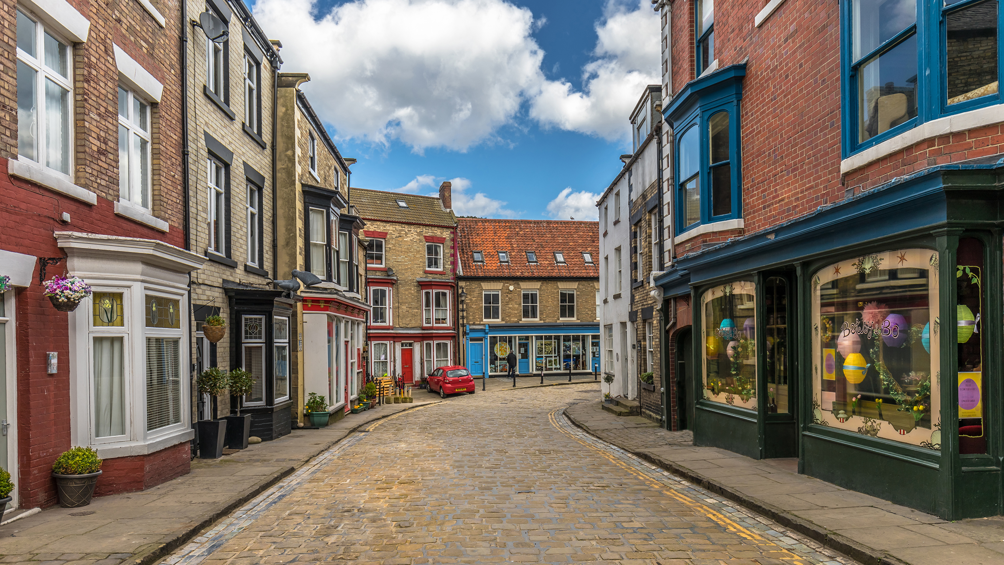 Обои Стейтс, улица, здание, соседство, городок в разрешении 3840x2160