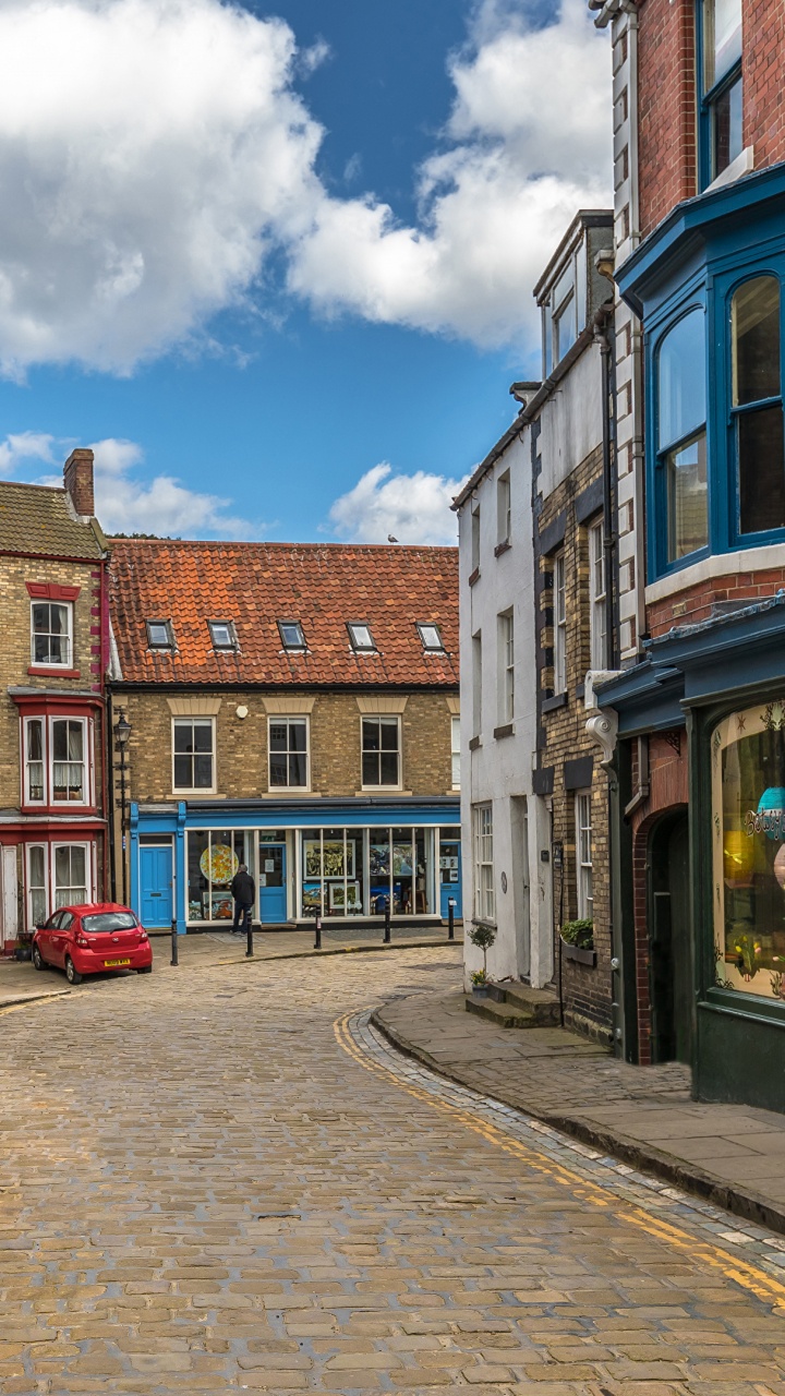 Обои Стейтс, улица, здание, соседство, городок в разрешении 720x1280