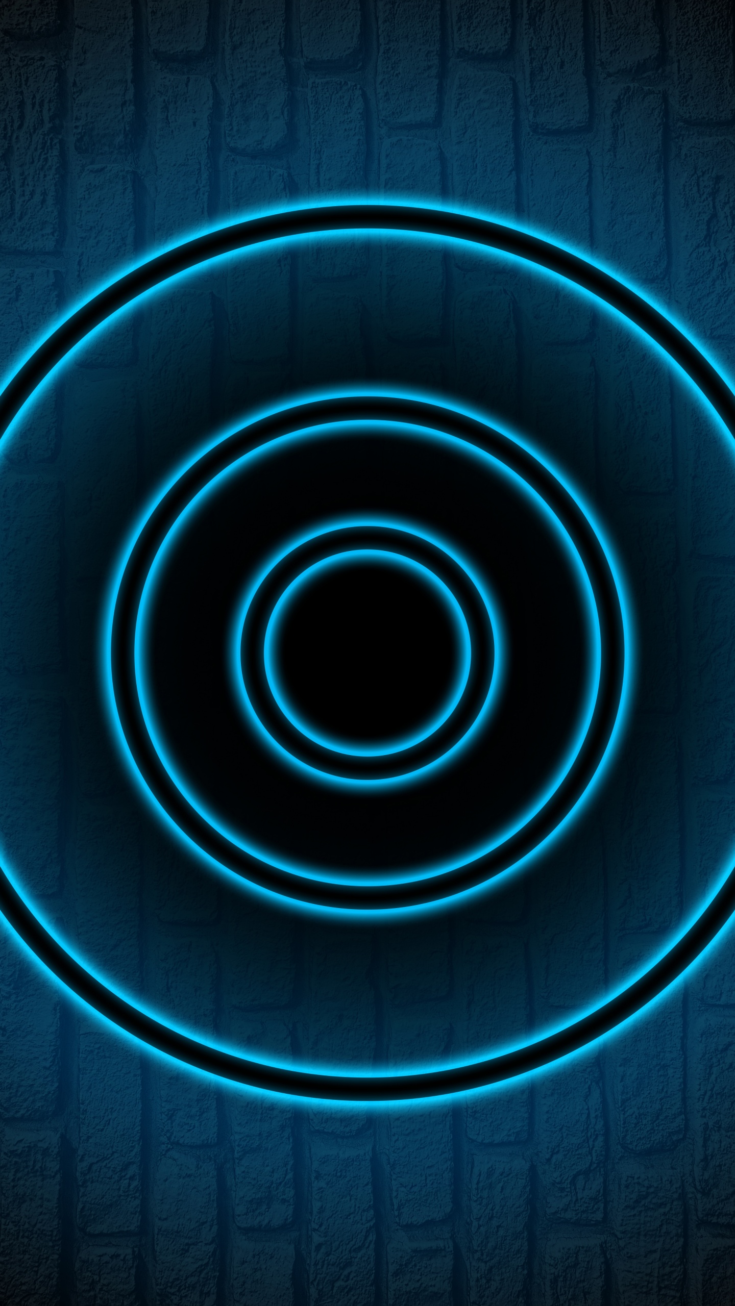 Обои круг, колесо, синий, вода, газ в разрешении 1440x2560