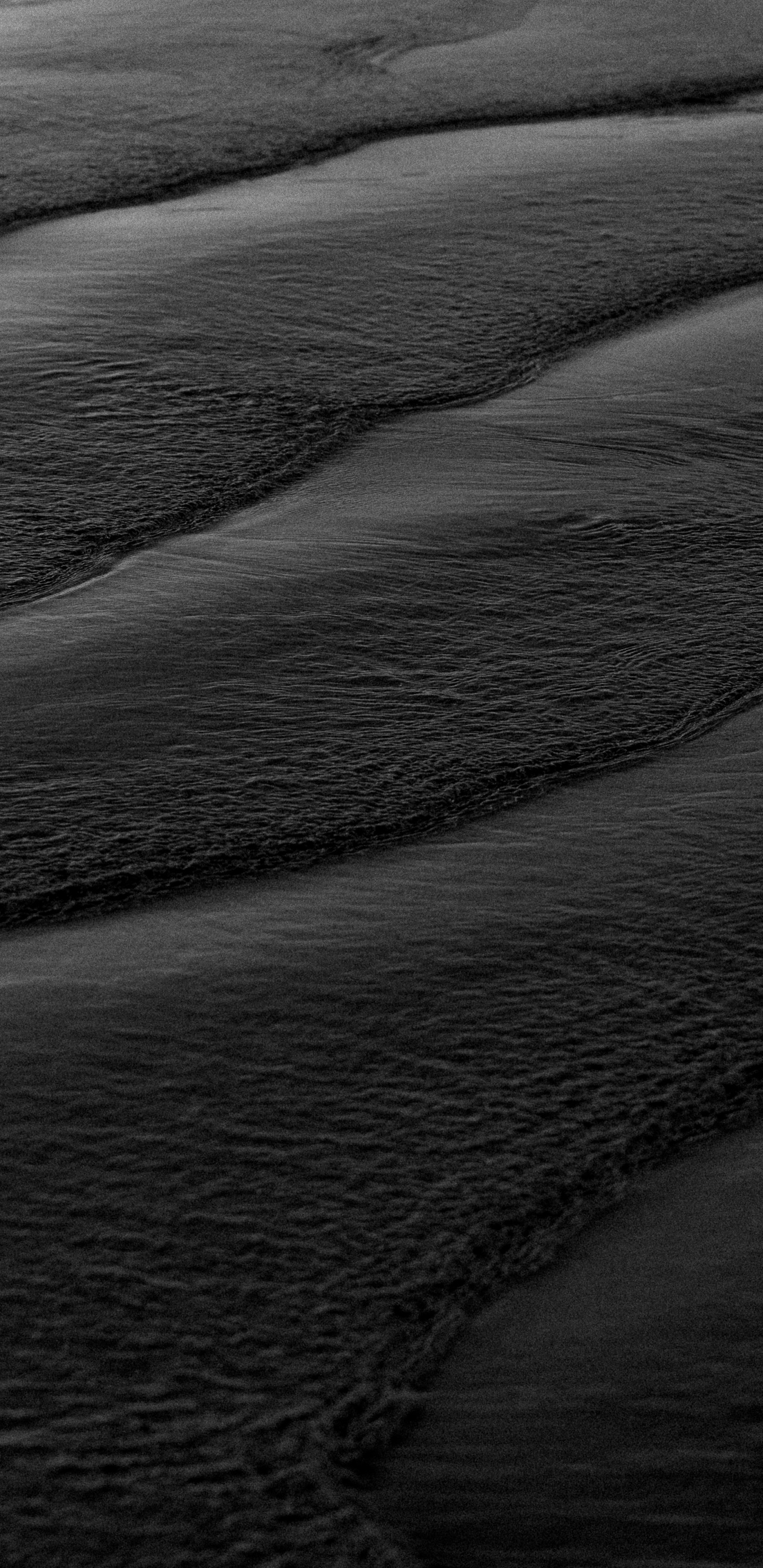 Обои море, черный, окружающая среда, песок, геология в разрешении 1440x2960