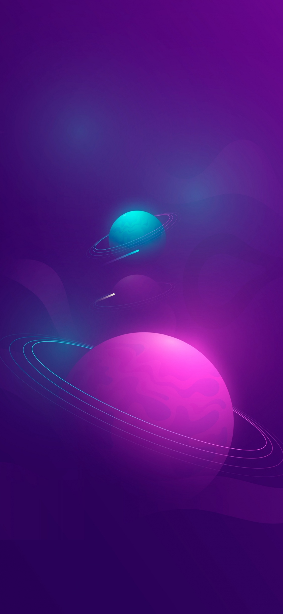 Обои свет, вода, пурпур, астрономический объект, развлечение в разрешении 1125x2436