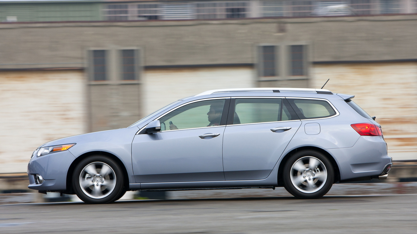 Обои акура, семейный автомобиль, полный размер автомобиля, автомобильный дизайн, универсал в разрешении 1366x768