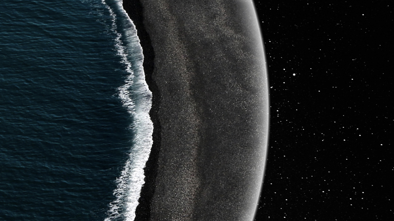 Обои вода, земля, атмосфера земли, атмосфера, астрономический объект в разрешении 1280x720