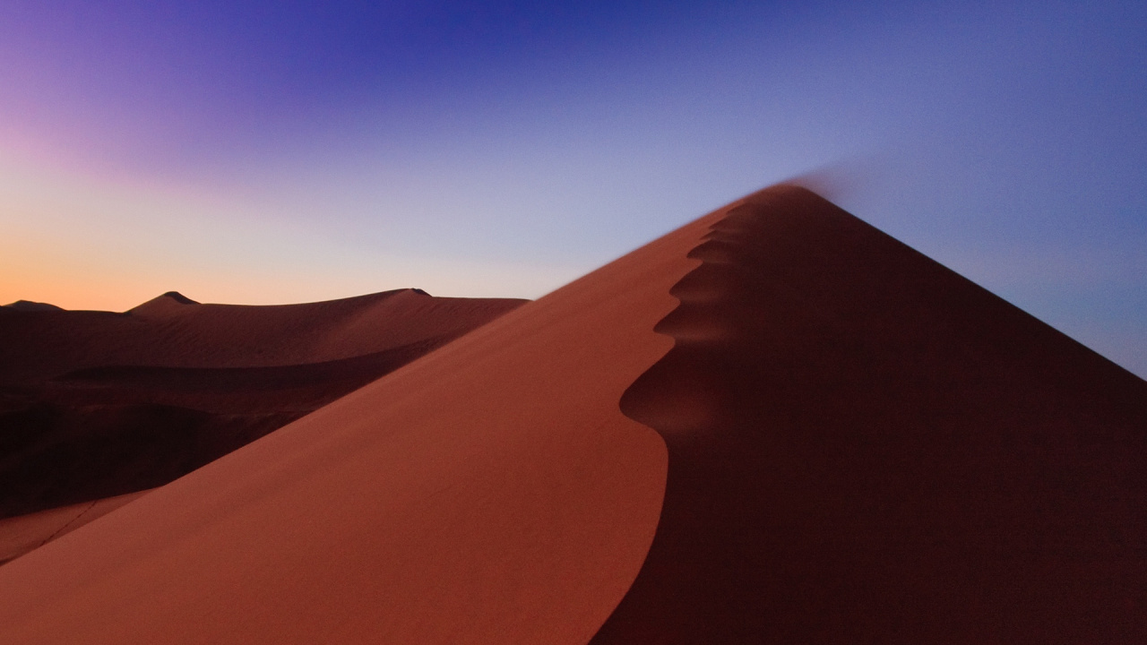 Обои эрг, поющий песок, песок, Дюна, пустыня в разрешении 1280x720