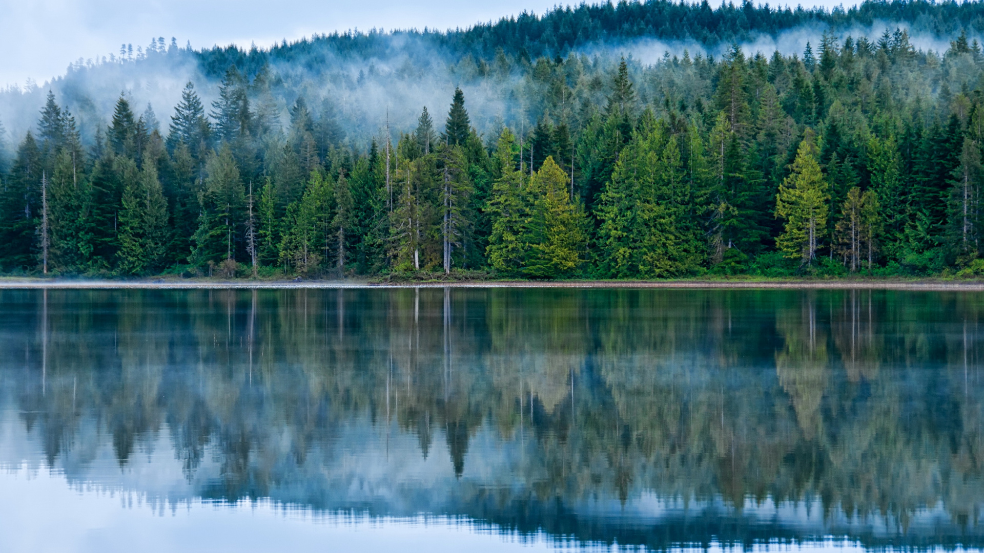 Обои озеро, отражение, природа, вода, дикая местность в разрешении 1920x1080