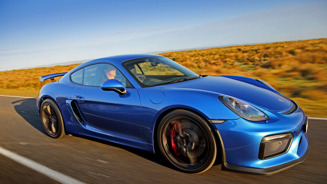 Обои Порше, авто, спорткар, 2016 Porsche Cayman GT4, Порше Кайман в разрешении 1366x768