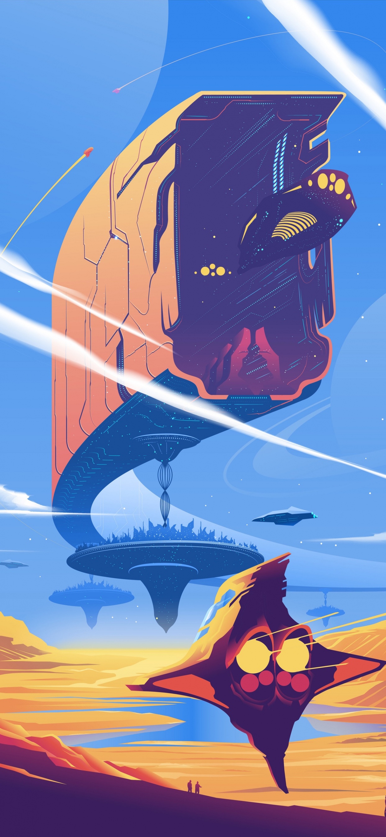 Обои мультфильм, иллюстрация, вектор, векторная графика, иллюстрации в разрешении 1242x2688