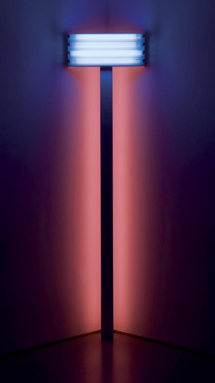 Обои осветительная арматура, свет, наука, физика, пурпур в разрешении 720x1280
