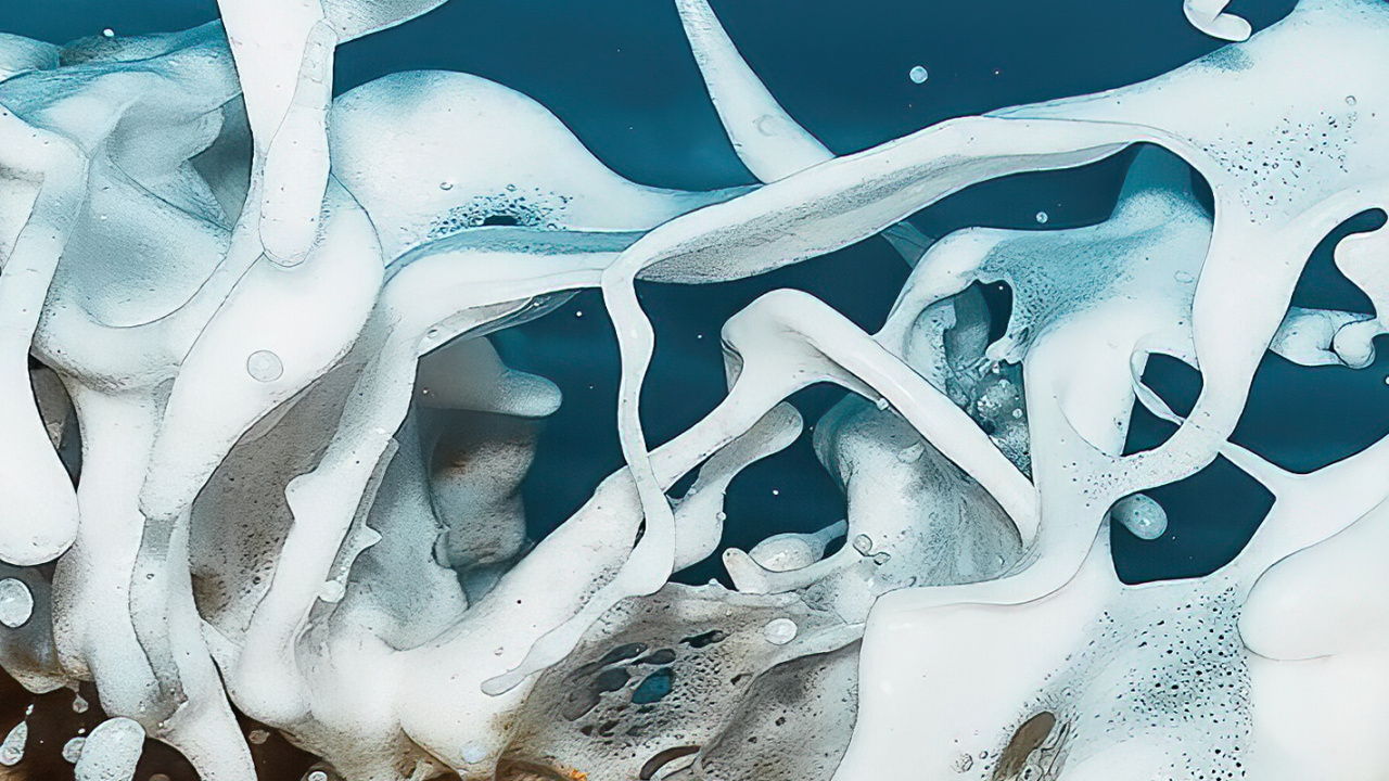 Обои вода, жидкий, лазурный, натуральный материал, электрик в разрешении 1280x720