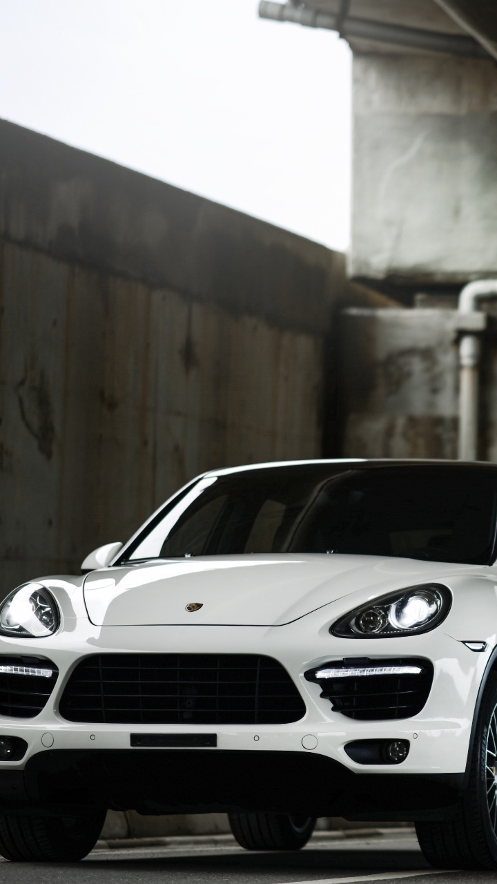 Обои Порше Кайен, Порше, авто, обод, городской автомобиль в разрешении 720x1280