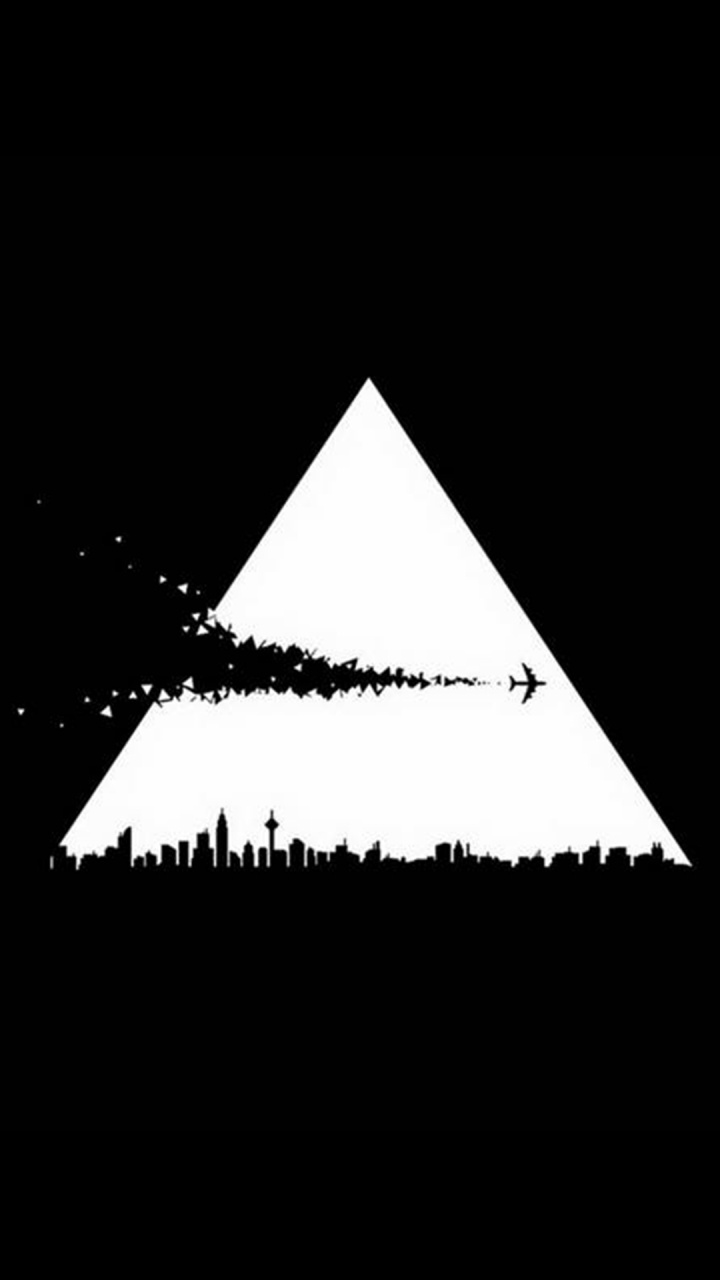 Обои треугольник, иллюстрация, дизайн, иллюстратор, склон в разрешении 720x1280