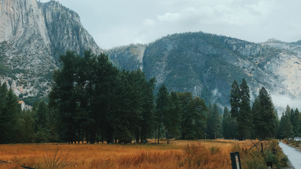 Обои Калифорния, США, йосемити, йосемитский национальный парк, гора в разрешении 1280x720