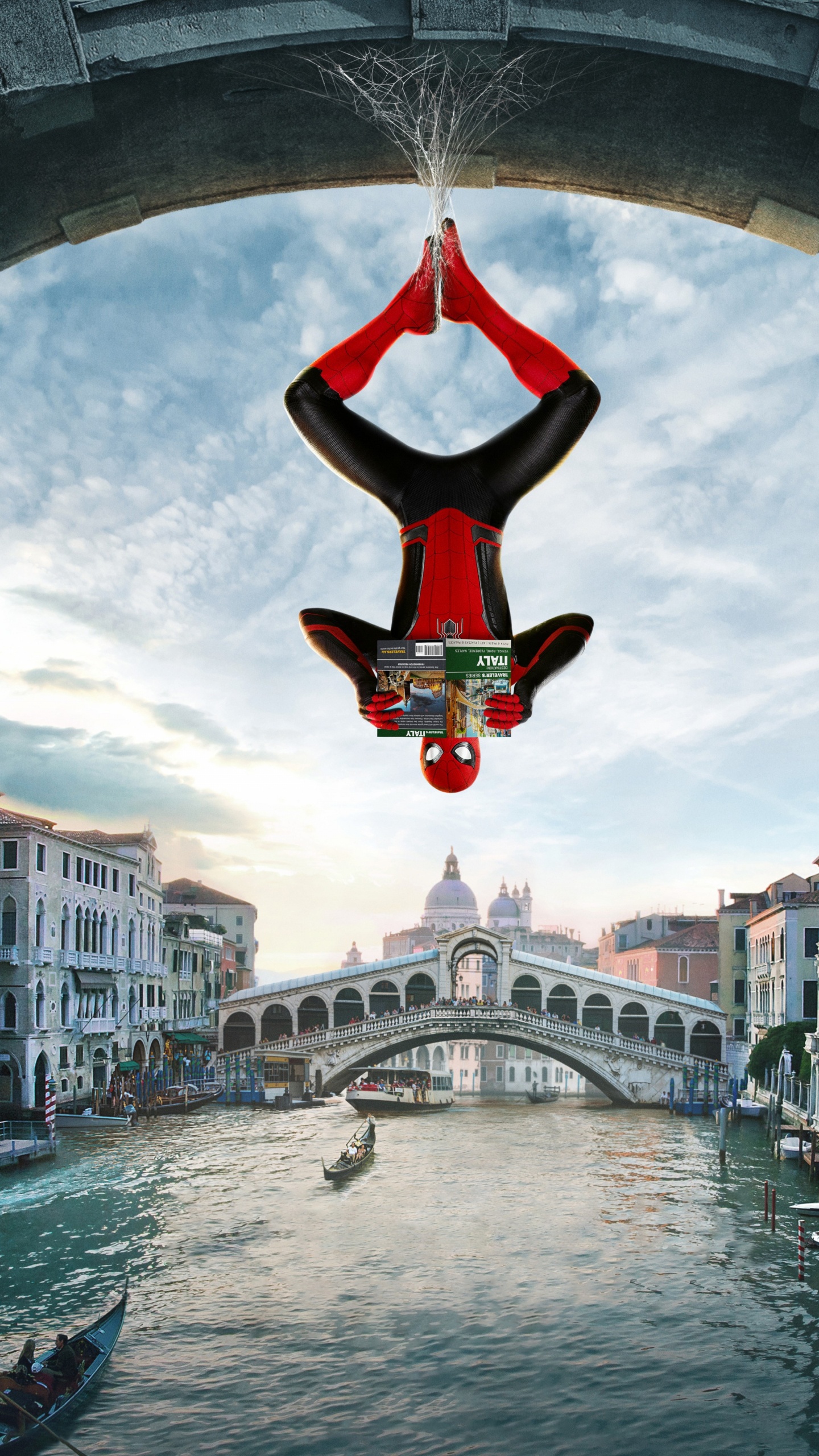 Обои Синема Сити и Таня, человек-паук, Студия Marvel, marvel, супергерой в разрешении 1440x2560