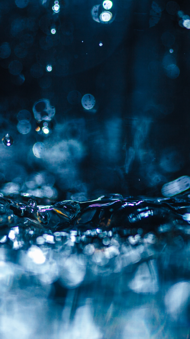 Обои вода, жидкий, лазурный, жидкость, влага в разрешении 750x1334