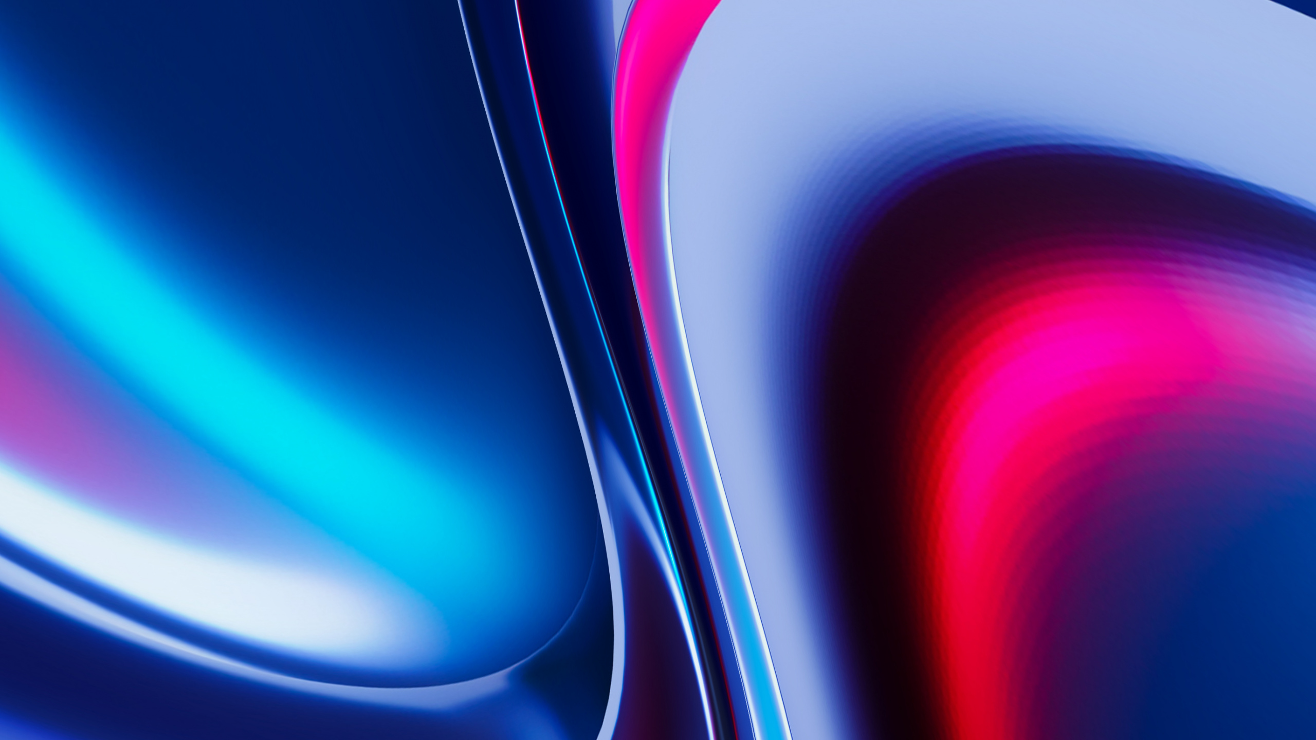 Обои электрик, фрактальное искусство, красочность, пурпур, жидкий в разрешении 2560x1440