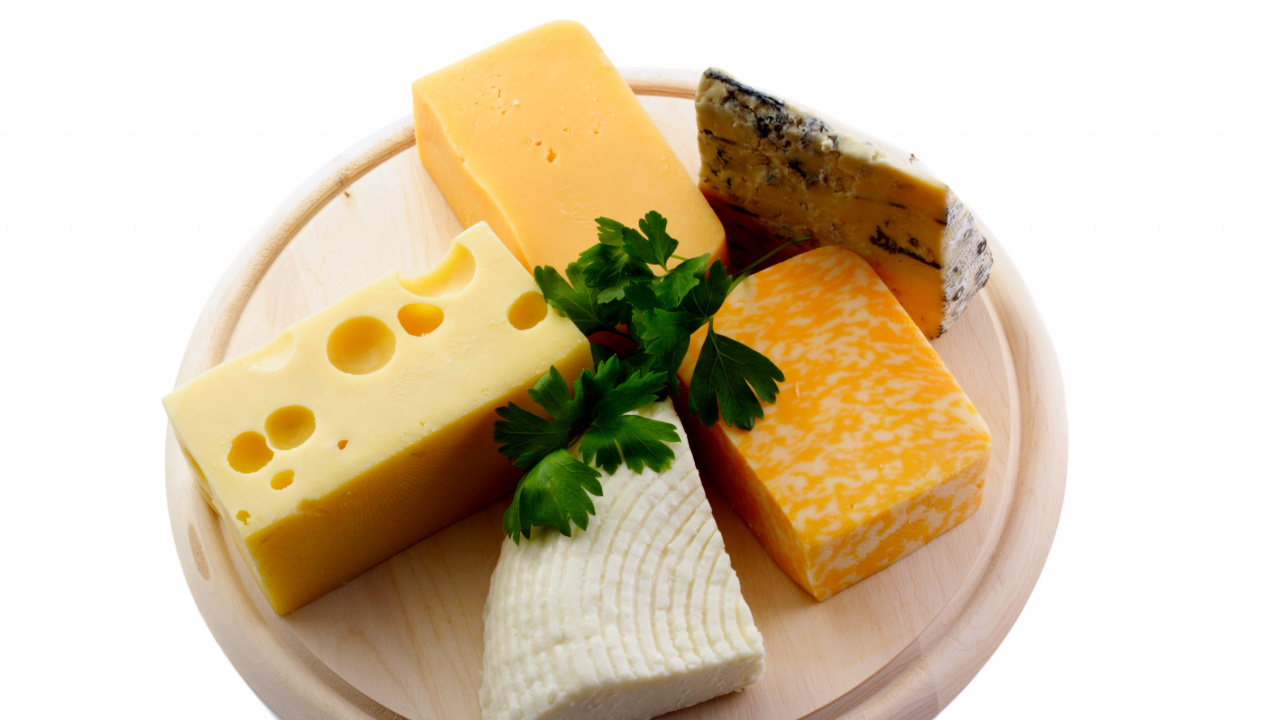 Обои плавленный сыр, сыр, завтрак, пища, монтазио в разрешении 1280x720