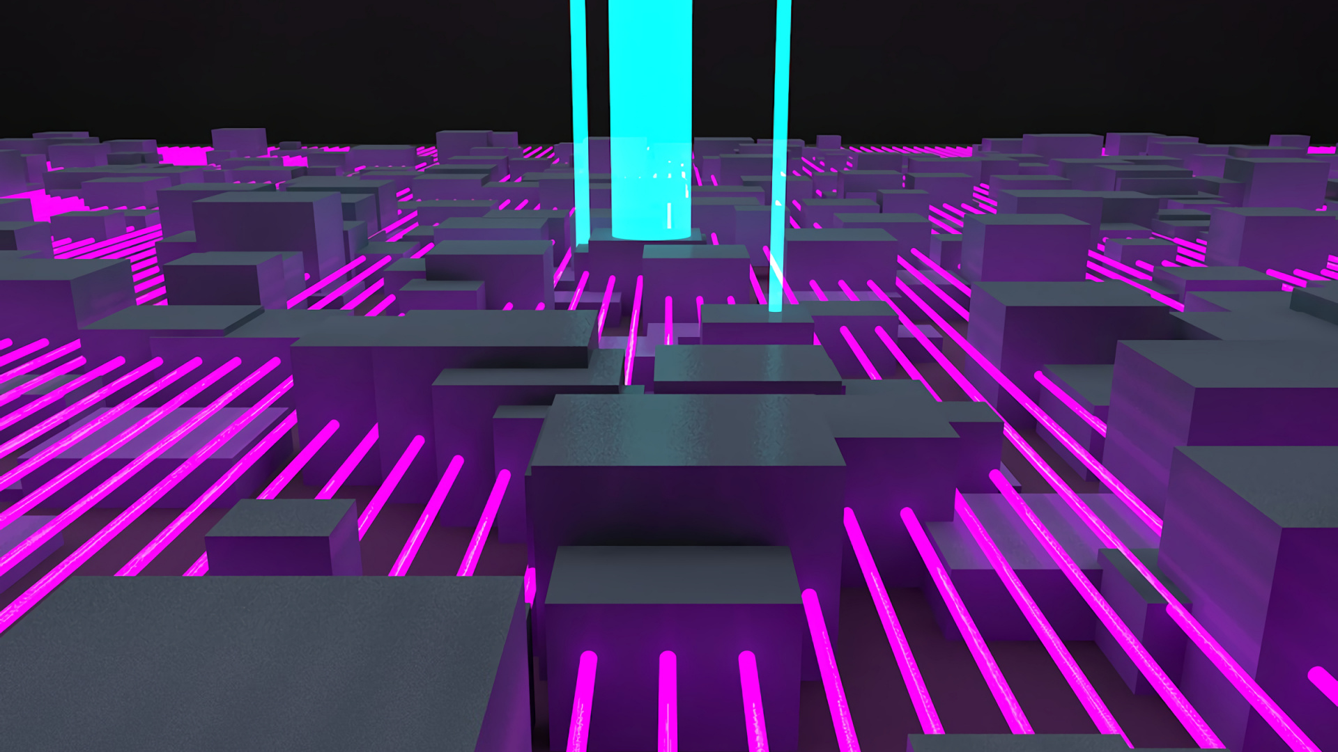 Обои свет, пурпур, Фиолетовый, неон, пурпурный цвет в разрешении 1920x1080