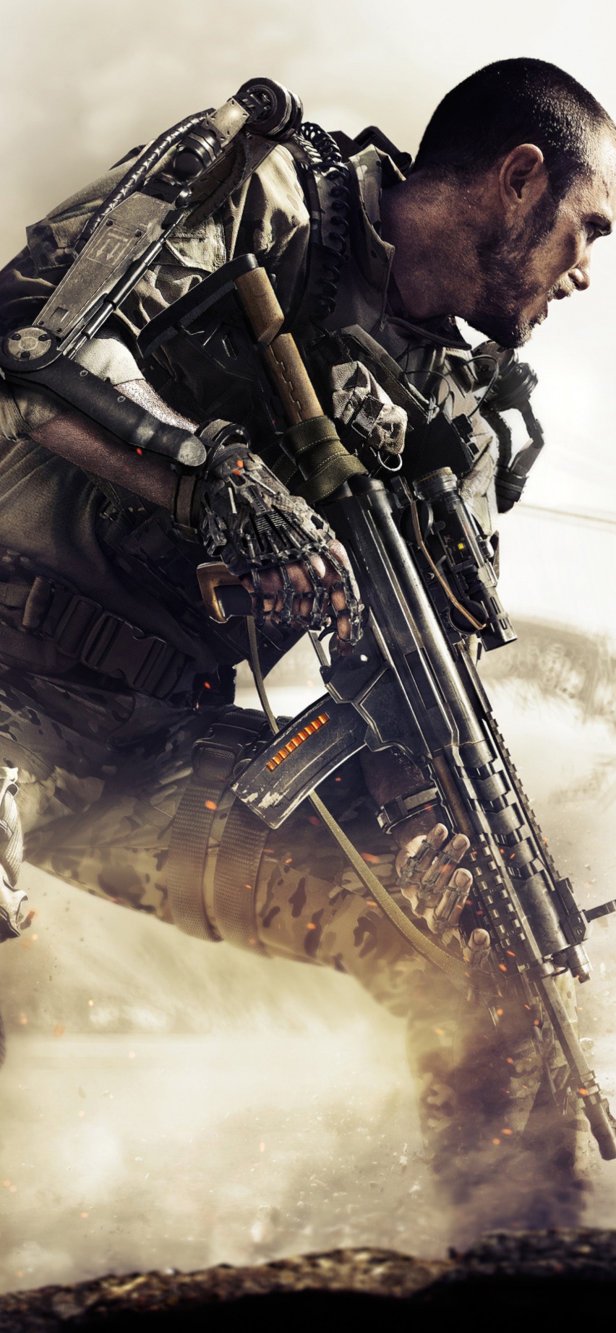 Обои call of duty advanced warfare, call of duty modern warfare, call of duty modern warfare 3, кино, игры в разрешении 1242x2688