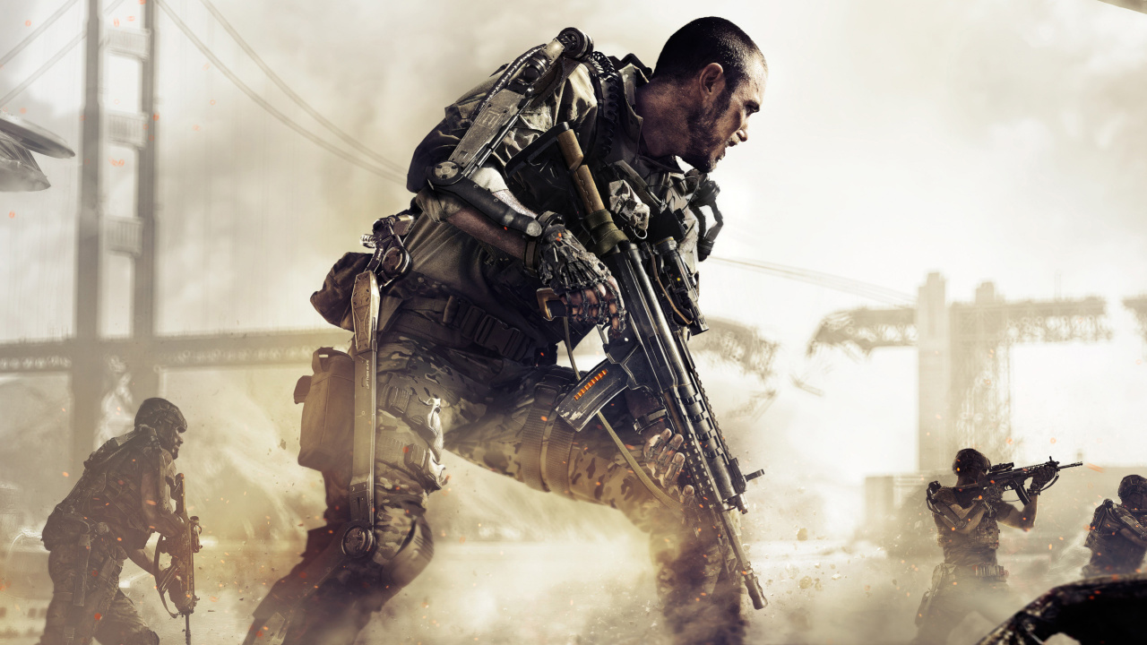 Обои call of duty advanced warfare, call of duty modern warfare, call of duty modern warfare 3, кино, игры в разрешении 1280x720