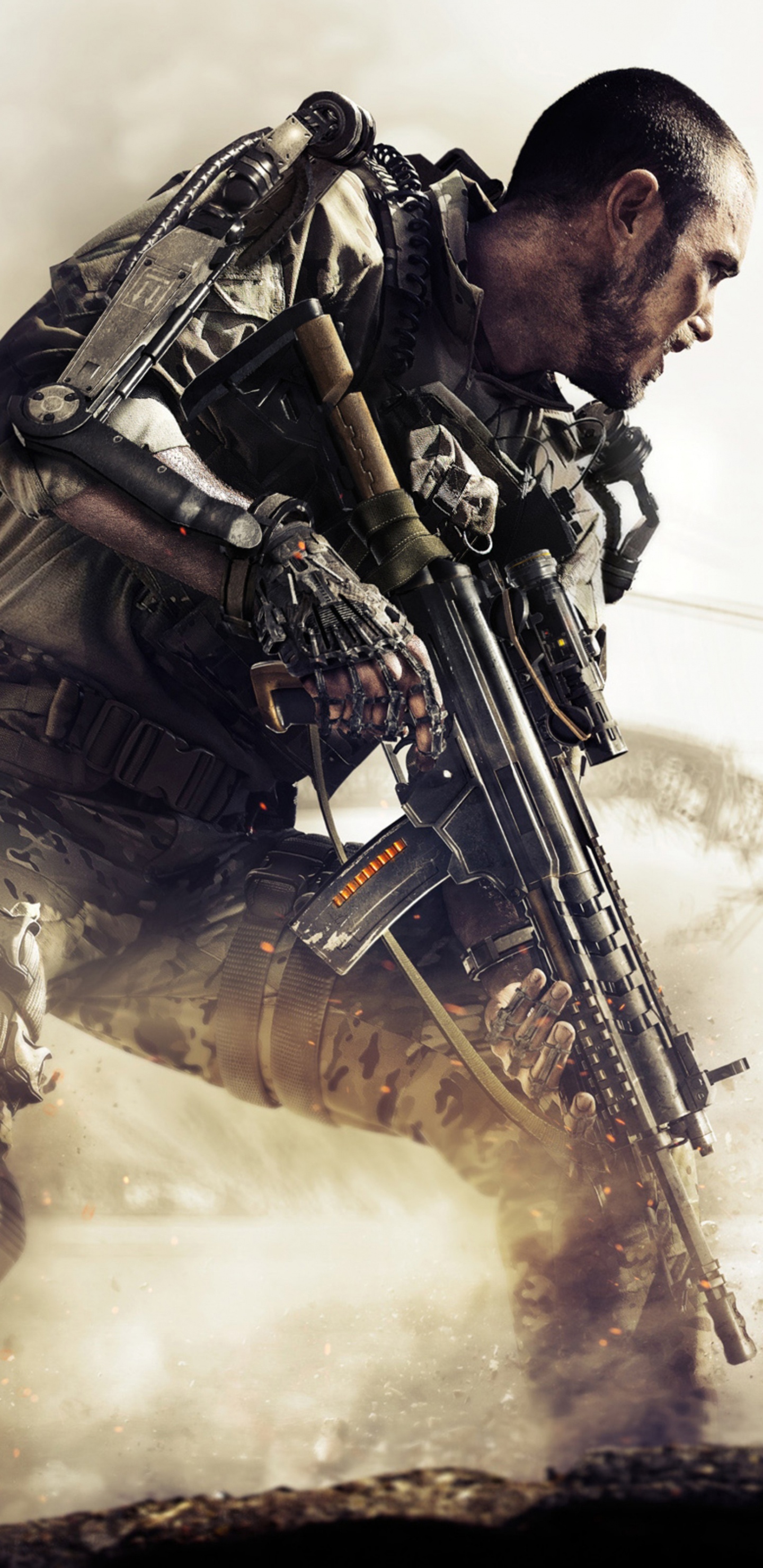 Обои call of duty advanced warfare, call of duty modern warfare, call of duty modern warfare 3, кино, игры в разрешении 1440x2960