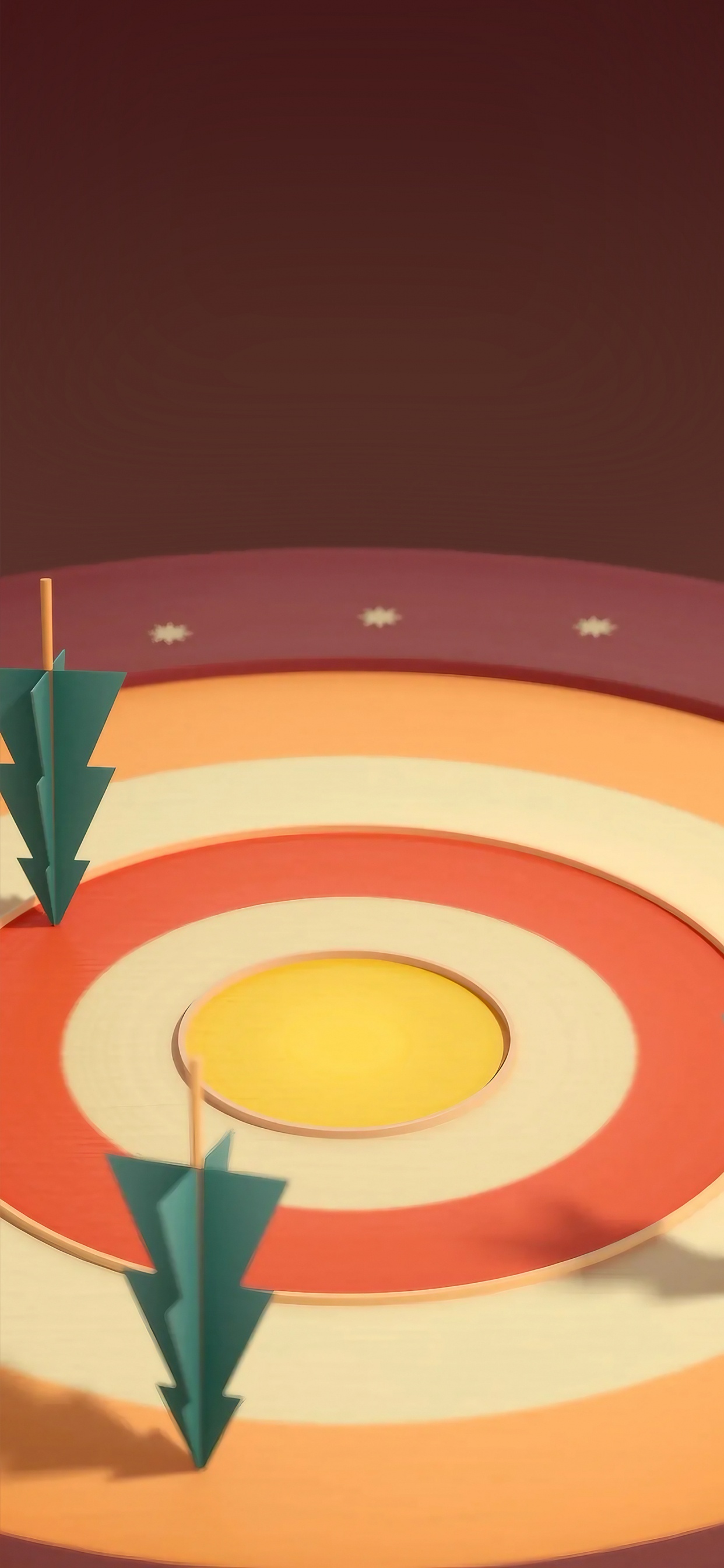 Обои Новый год, Рождество, Оранжевый цвет, полутона и оттенки, круг в разрешении 1242x2688