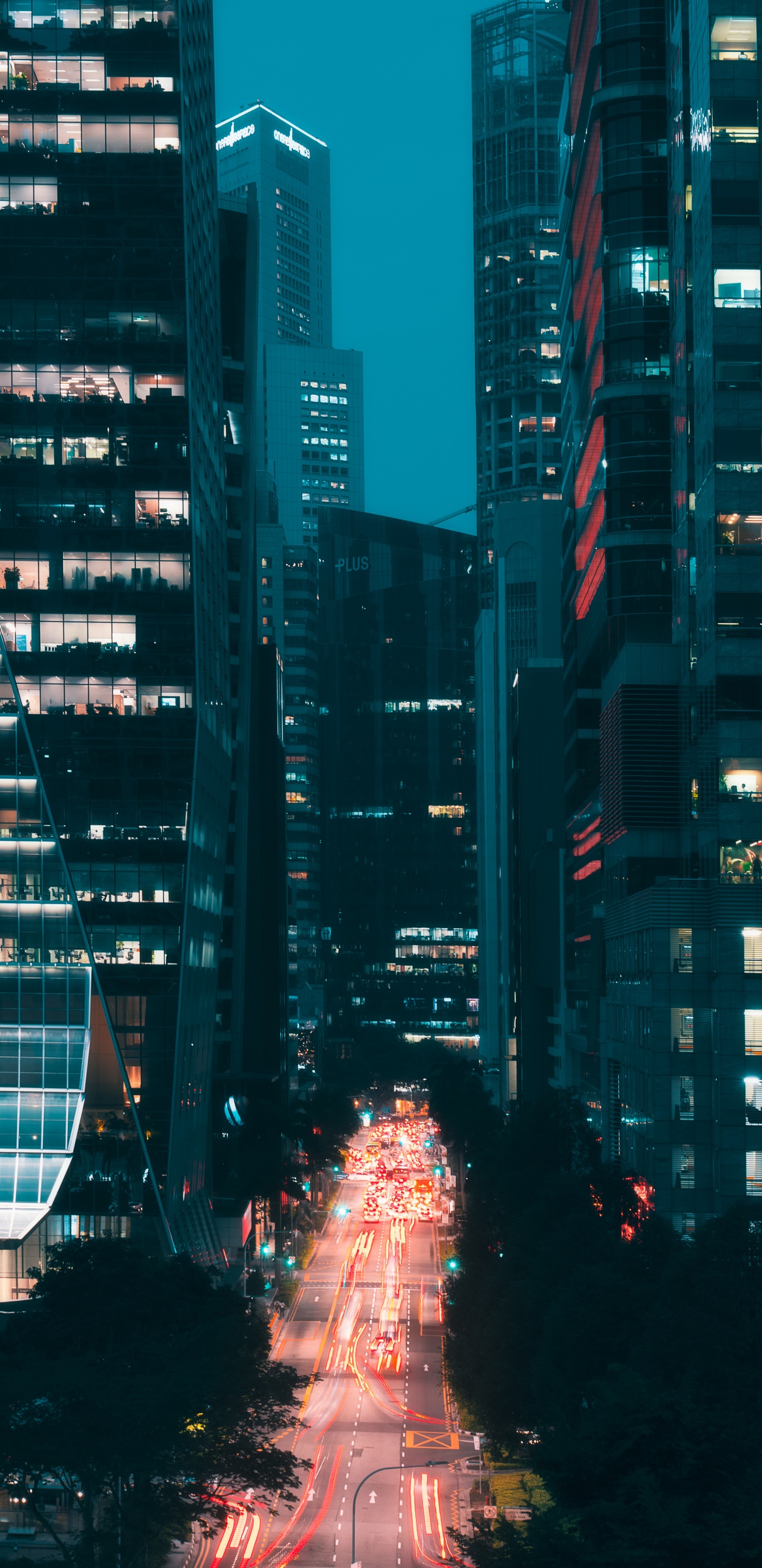 Обои метрополия, городской район, город, городской пейзаж, населенный пункт в разрешении 1440x2960