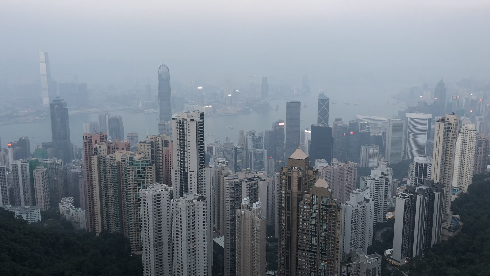 Обои Гонконг, Сентрал, путешествие, башня, дневное время в разрешении 1920x1080