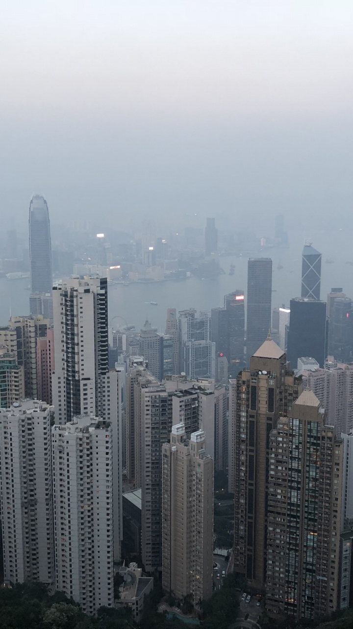 Обои Гонконг, Сентрал, путешествие, башня, дневное время в разрешении 720x1280