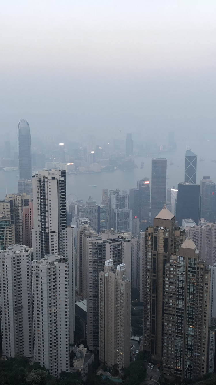 Обои Гонконг, Сентрал, путешествие, башня, дневное время в разрешении 750x1334