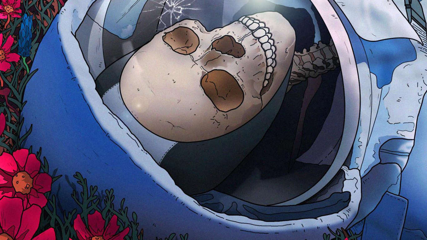 Обои Мы воссоединились и это прекрасно, арт, цветок, свет, ботаники в разрешении 1366x768